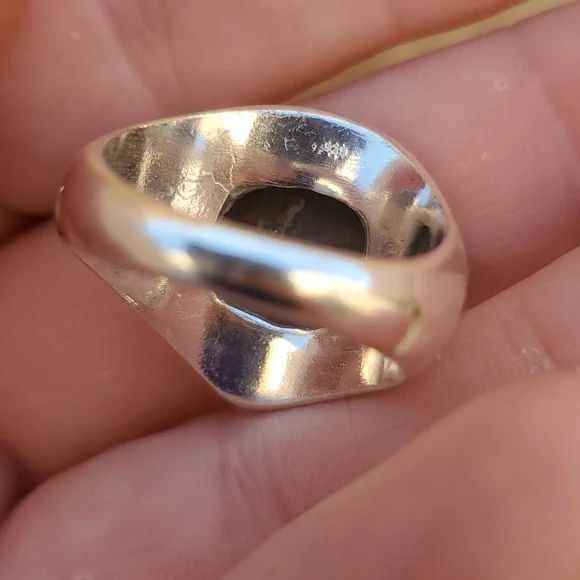 New Men's Crazy Lace Agate 925 Silver Ring. - Picture 8 of 15